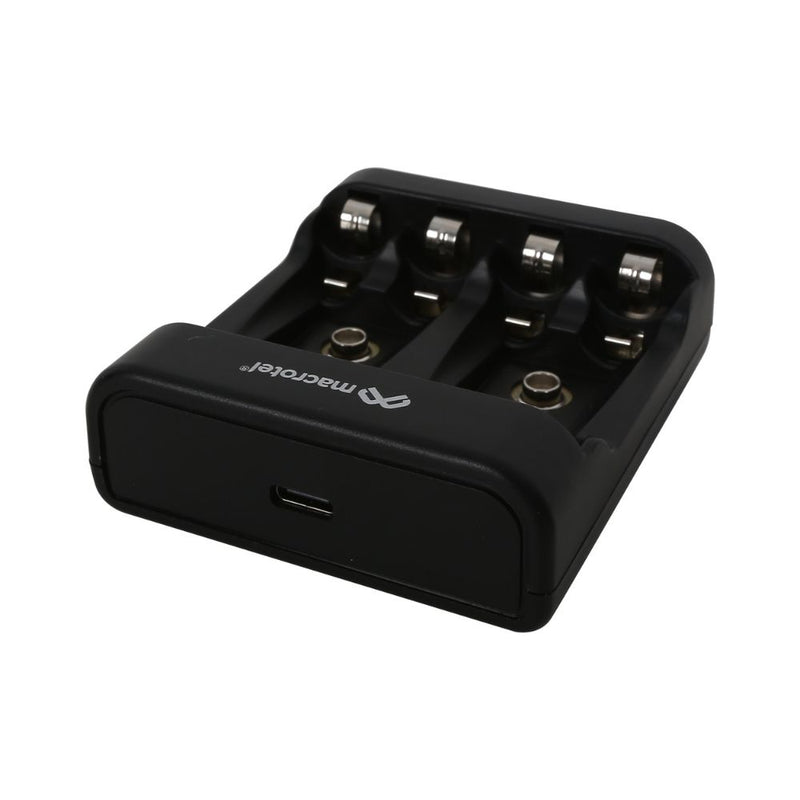 Cargador De Pilas AA/ AAA + 4 Pilas 2000Ma 9 Vol