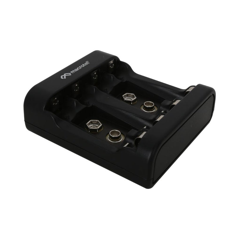 Cargador De Pilas AA/ AAA + 4 Pilas 2000Ma 9 Vol