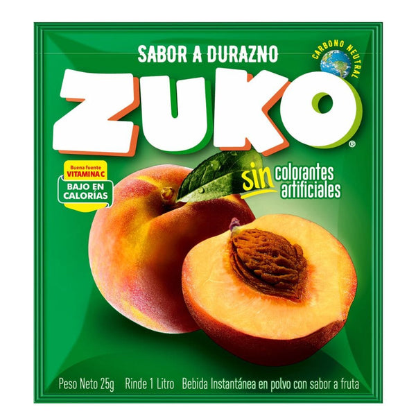 Jugo En Polvo Durazno 10 Un ALIMENTOS ZUKO 