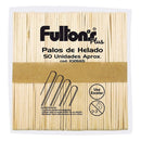Palos De Helado Natural 50 Un OFICINA Y LIBRERIA FULTONS 