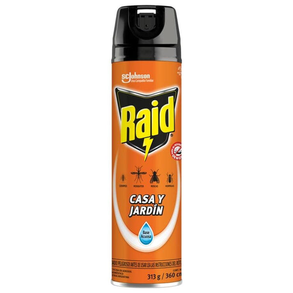 Insecticida Aerosol 360 Cc Casa Y Jardin ASEO Y LIMPIEZA RAID 