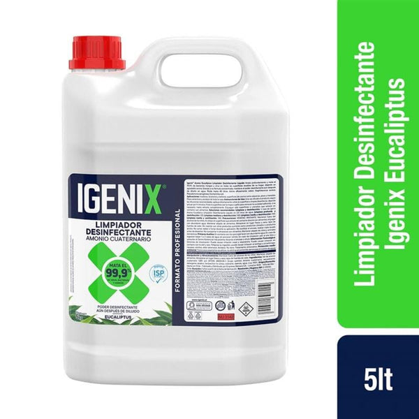 Desinfectante Inodoro Liquido 5 Lt Eucalipto ASEO Y LIMPIEZA IGENIX 