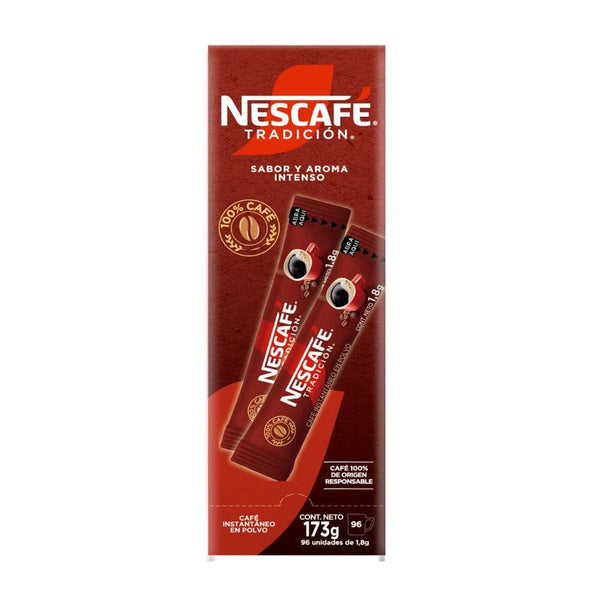 Café Instantáneo Tradición Stick 1.8 Gr 96 Un ALIMENTOS NESCAFE 