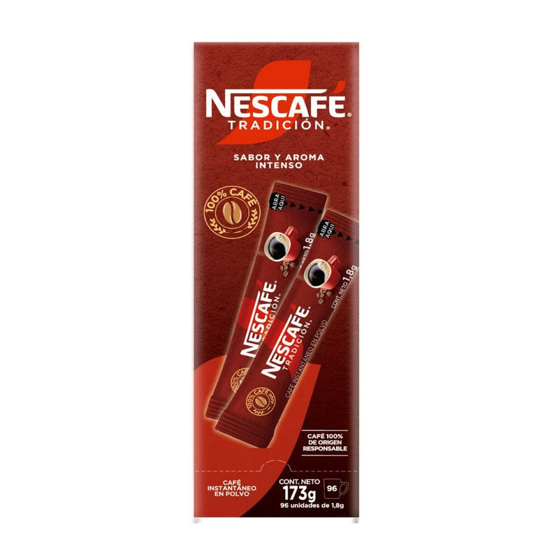 Café Instantáneo Tradición Stick 1.8 Gr 96 Un ALIMENTOS NESCAFE 