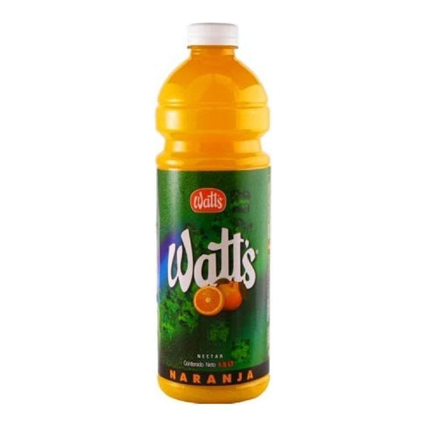 Jugo Néctar Naranja En Botella 1.5 Lt ALIMENTOS WATTS 