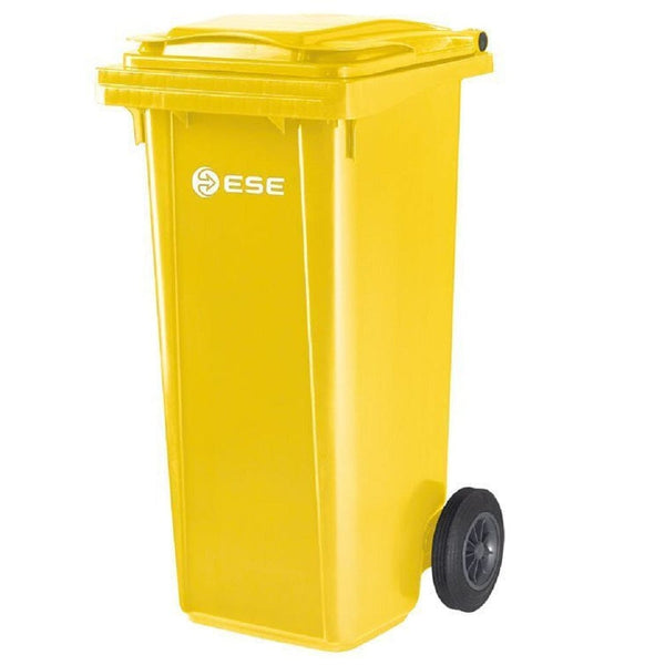 Contenedor Basura 120 Lt Amarillo ASEO Y LIMPIEZA EQUIPTRADER 