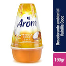 Desodorante Ambiental Cono Gel Vainilla Coco 190 gr ASEO Y LIMPIEZA AROM 