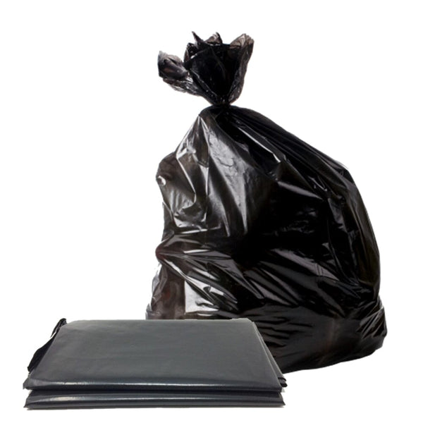 Bolsa Basura Plana Carga Pesada Negra 135 X 160 cm 5 Un 80 Microes ASEO Y LIMPIEZA GOLIAT 