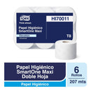 Papel Higiénico Prepicado Doble Hoja 6 Rollos 207 Mt PAPEL TISSUE TORK 