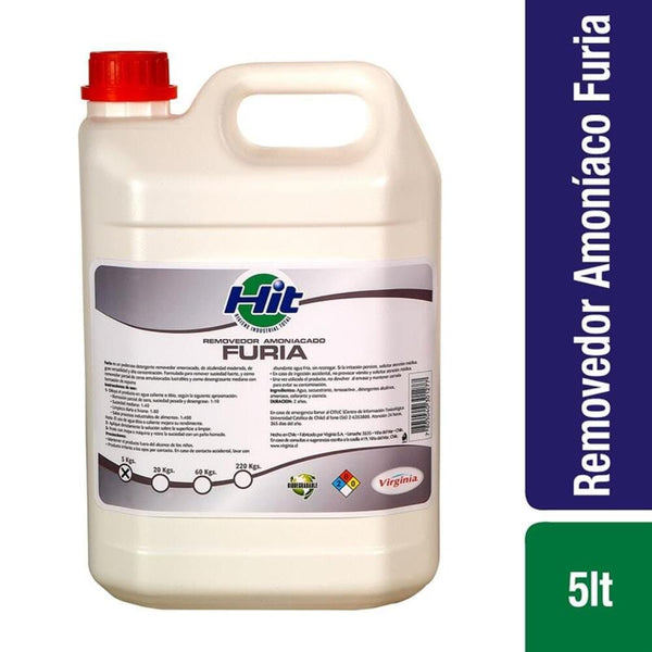 Removedor Amoniaco Furia 5 Lt ASEO Y LIMPIEZA HIT 