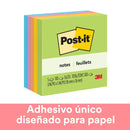 Nota Adhesiva 5 Un X 100 Hojas 7.6 X 7.6 Cm Surtido Ultra Color 654 OFICINA Y LIBRERIA 3M 