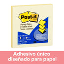 Nota Adhesiva 1 Un X 100 Hojas 7.3 X 7.3 Cm Amarillo Zr 330 OFICINA Y LIBRERIA 3M 