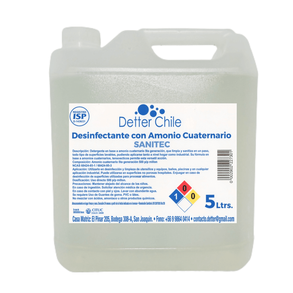 Limpiador Multiuso 5 Lt Sanitizante ASEO Y LIMPIEZA DICLEAN 