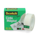 Cinta Adhesiva Magica 19 Mm 25 Mt Transparente Mod.810 OFICINA Y LIBRERIA 3M 