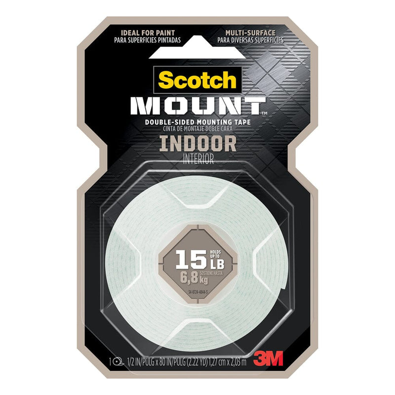 Cinta Adhesiva Montaje Doble Cara 13 Mm 2 Mt 110 Interior - Permanente OFICINA Y LIBRERIA SCOTCH 