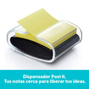 Dispensador Nota Adhesiva Pop Up Negro Pro 330 OFICINA Y LIBRERIA 3M 