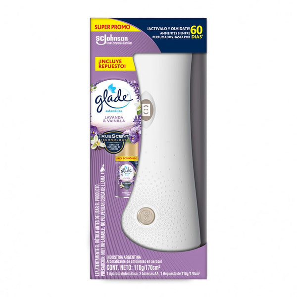 Aromatizador Automático Lavanda Vainilla GLADE 
