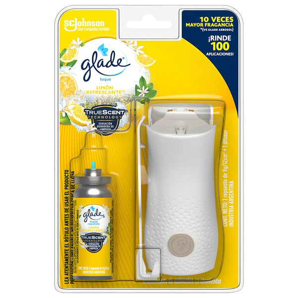 Desodorante Ambiental Aerosol Toque 9 gr Limón GLADE 