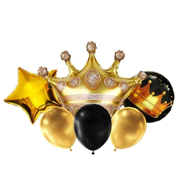 Set 6 Globos Corona BIG PARTY 
