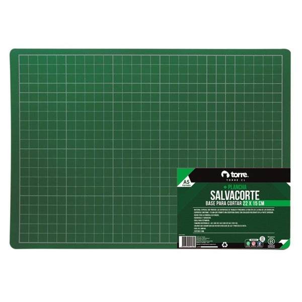 Plancha Salvacorte A5 22 X 15 Cm Verde OFICINA Y LIBRERIA TORRE 