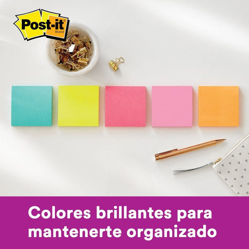 Nota Adhesiva 654 76 X 76 Mm 45 Hojas 1 Un Azul OFICINA Y LIBRERIA POST IT 