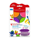 Plastilina Super Suave Glitneon 4 Un 50 Gr OFICINA Y LIBRERIA FABER CASTELL 