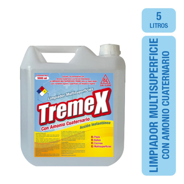 Limpiador Multisuperficie Con Amonio 5 Lt ASEO Y LIMPIEZA TREMEX 