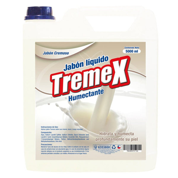 Jabon Liquido Humectante Cremoso 5 Lt TREMEX 