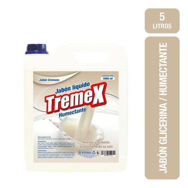 Jabón Liquido Humectante Cremoso 5 Lt CUIDADO PERSONAL TREMEX 
