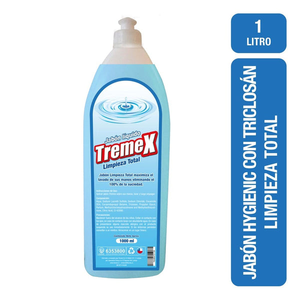 Jabón Liquido Limpieza Total 1 Lt CUIDADO PERSONAL TREMEX 