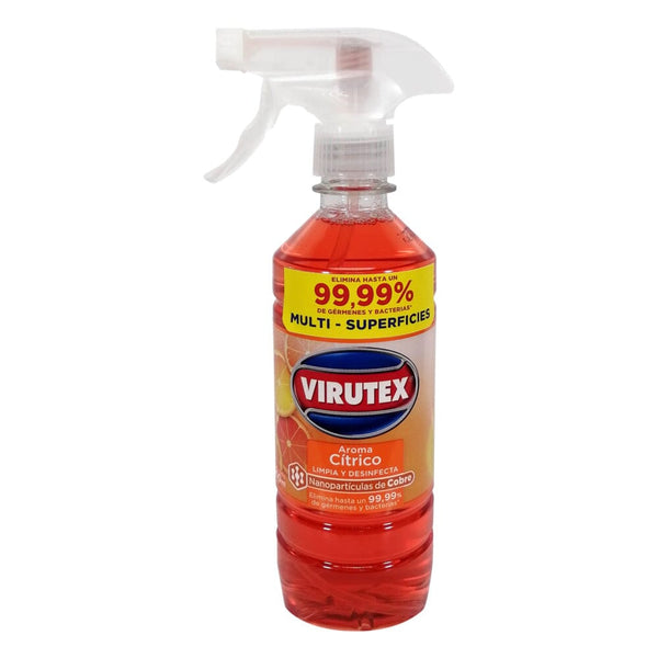 Limpiador Desinfectante Cítrico Gatillo 500 Ml ASEO Y LIMPIEZA VIRUTEX 