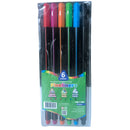 Lápiz Fibra Colores Surtidos 6 Un OFICINA Y LIBRERIA TORRE 