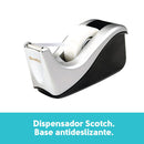 Dispensador Cinta Adhesiva Silver C60 OFICINA Y LIBRERIA SCOTCH 