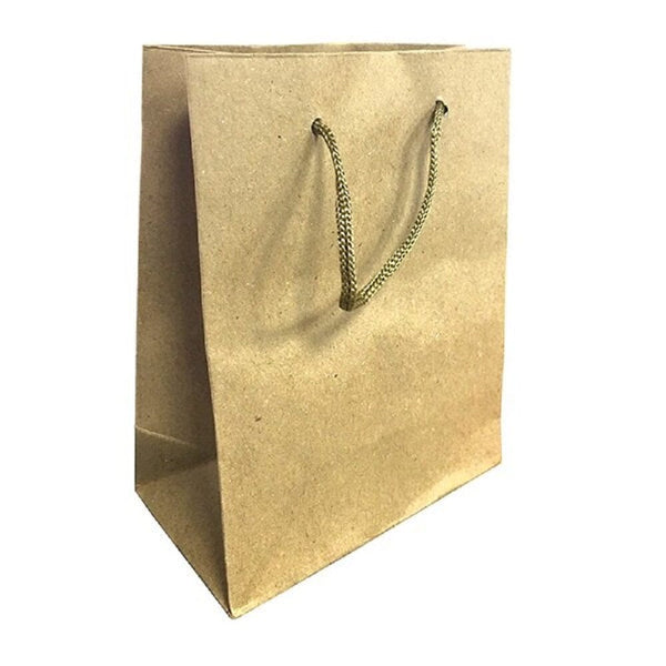 Bolsa De Papel Kraft 14.5X11.5 cm X 12 Un OFICINA Y LIBRERIA FIESTAMANIA 