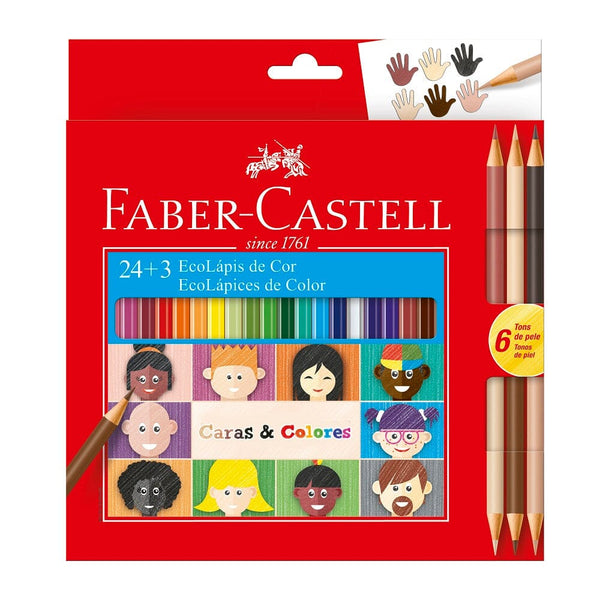 Lápices De Colores Caras & Cores 24 Colores + 6 Colores Especiales OFICINA Y LIBRERIA FABER CASTELL 