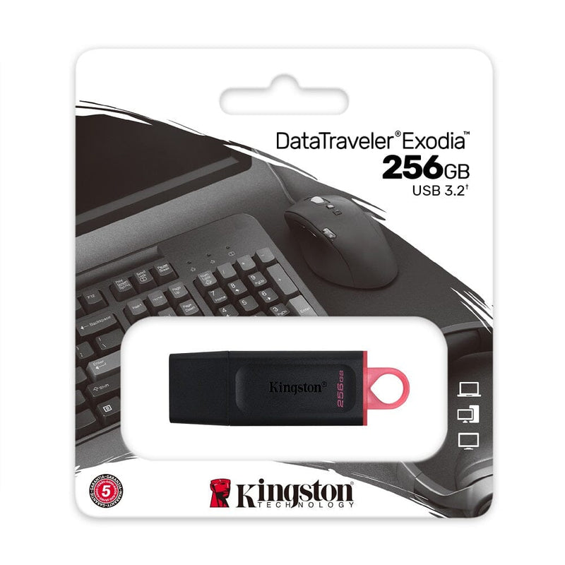 Pendrive 256 Gb Usb 3.2 Dt Exodia TECNOLOGIA KINGSTON 