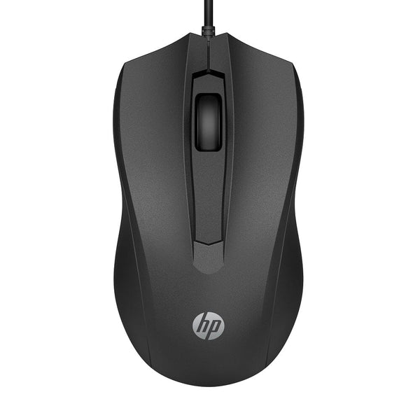 Mouse Alámbrico Negro 100 6Vy96Aa#Abm TECNOLOGÍA HP 
