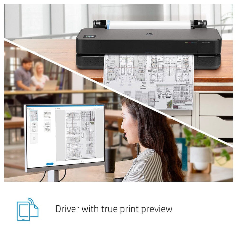 Plotter 24 Pulgadas T250 Color 5HB06A TECNOLOGIA HP 