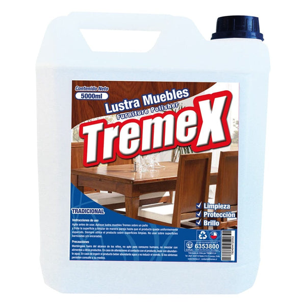 Lustramuebles Tradicional 5 Lt ASEO Y LIMPIEZA TREMEX 