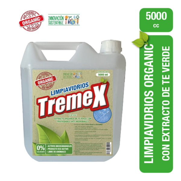 Limpiavidrios Orgánico 5 Lt ASEO Y LIMPIEZA TREMEX 