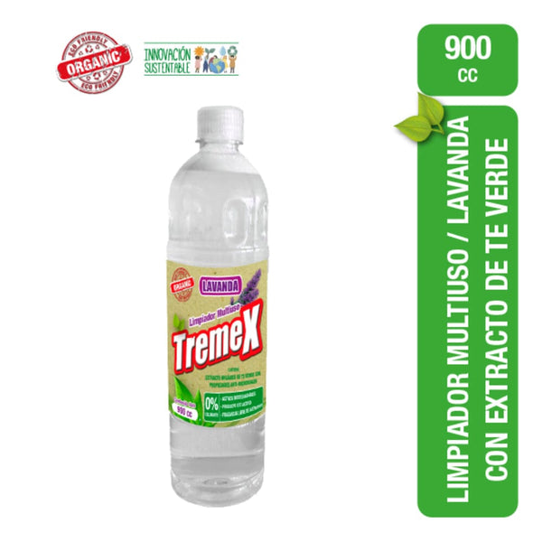 Limpiador Piso Orgánico Lavanda 900 Cc ASEO Y LIMPIEZA TREMEX 