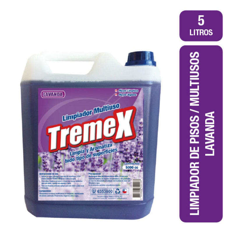 Limpiador Piso Aroma Lavanda 5 Lt ASEO Y LIMPIEZA TREMEX 