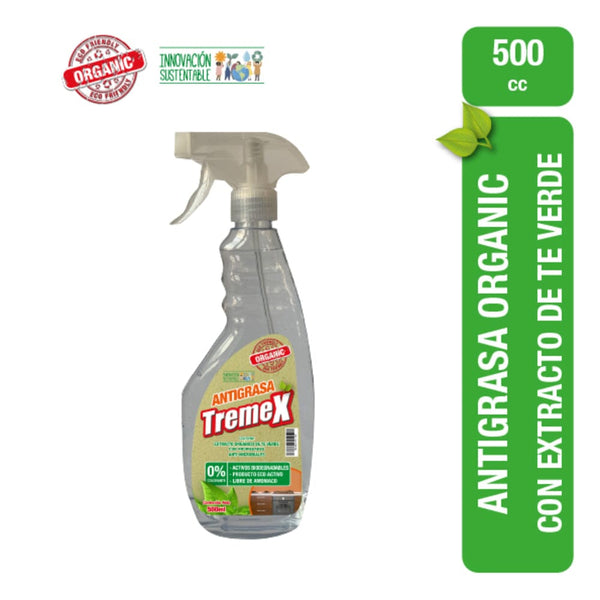 Limpiador Antigrasa Orgánico Gatillo 500 Cc ASEO Y LIMPIEZA TREMEX 