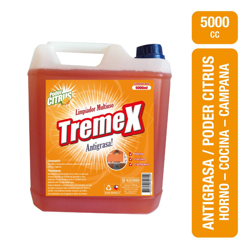 Limpiador Antigrasa Naranja 5 Lt ASEO Y LIMPIEZA TREMEX 