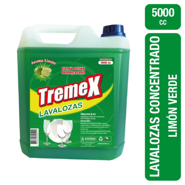 Lavalozas Concentrado Limón 5 Lt ASEO Y LIMPIEZA TREMEX 