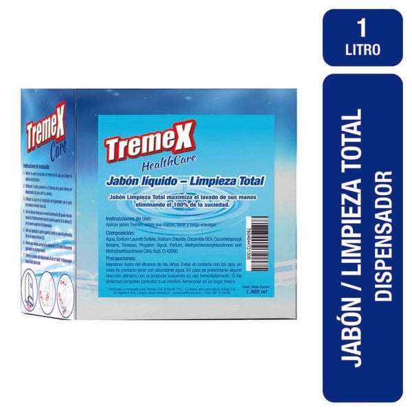 Jabón Liquido Sachet Con Desinfectante 1 Lt CUIDADO PERSONAL TREMEX 