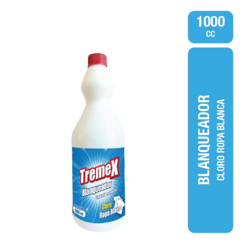 Cloro Con Blanqueador Ropa Blanca 1 Lt ASEO Y LIMPIEZA TREMEX 