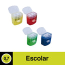 Sacapuntas Doble Con Contenedor Colores Surtidos OFICINA Y LIBRERIA ADIX 