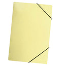 Carpeta Con Elástico Estándar Oficio Carta Amarillo Pastel OFICINA Y LIBRERIA LAVORO 
