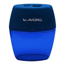 Sacapunta Plástico Con Deposito 2 Orificios Grande OFICINA Y LIBRERIA LAVORO 